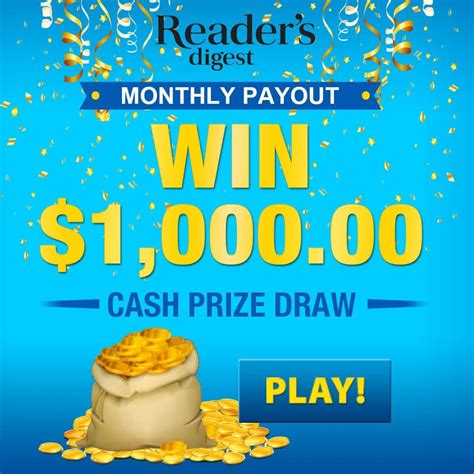 reader's digest contest